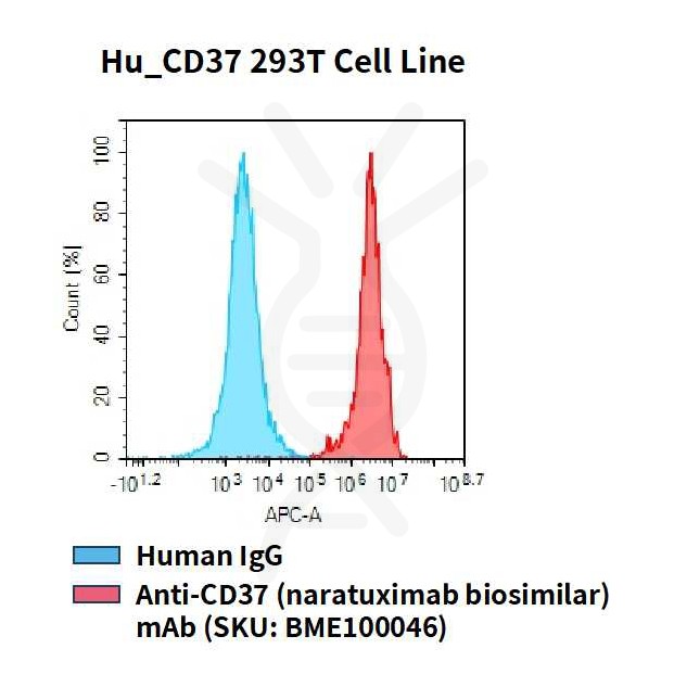fc-cel100036 hu cd37 293t cell line flow